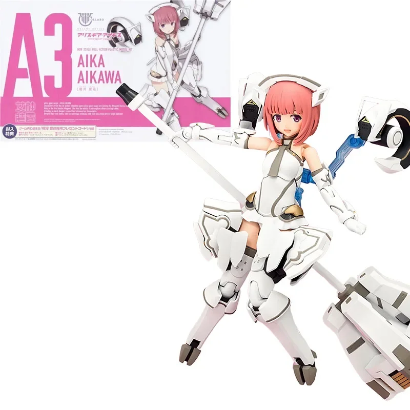 متوفر في المخزون جهاز MEGAMI الأصلي Kotobukiya X Alice Gear Aegis AIKA AIKAWA JINAI أنيمي عمل الشكل التجمع نموذج اللعب الهدايا