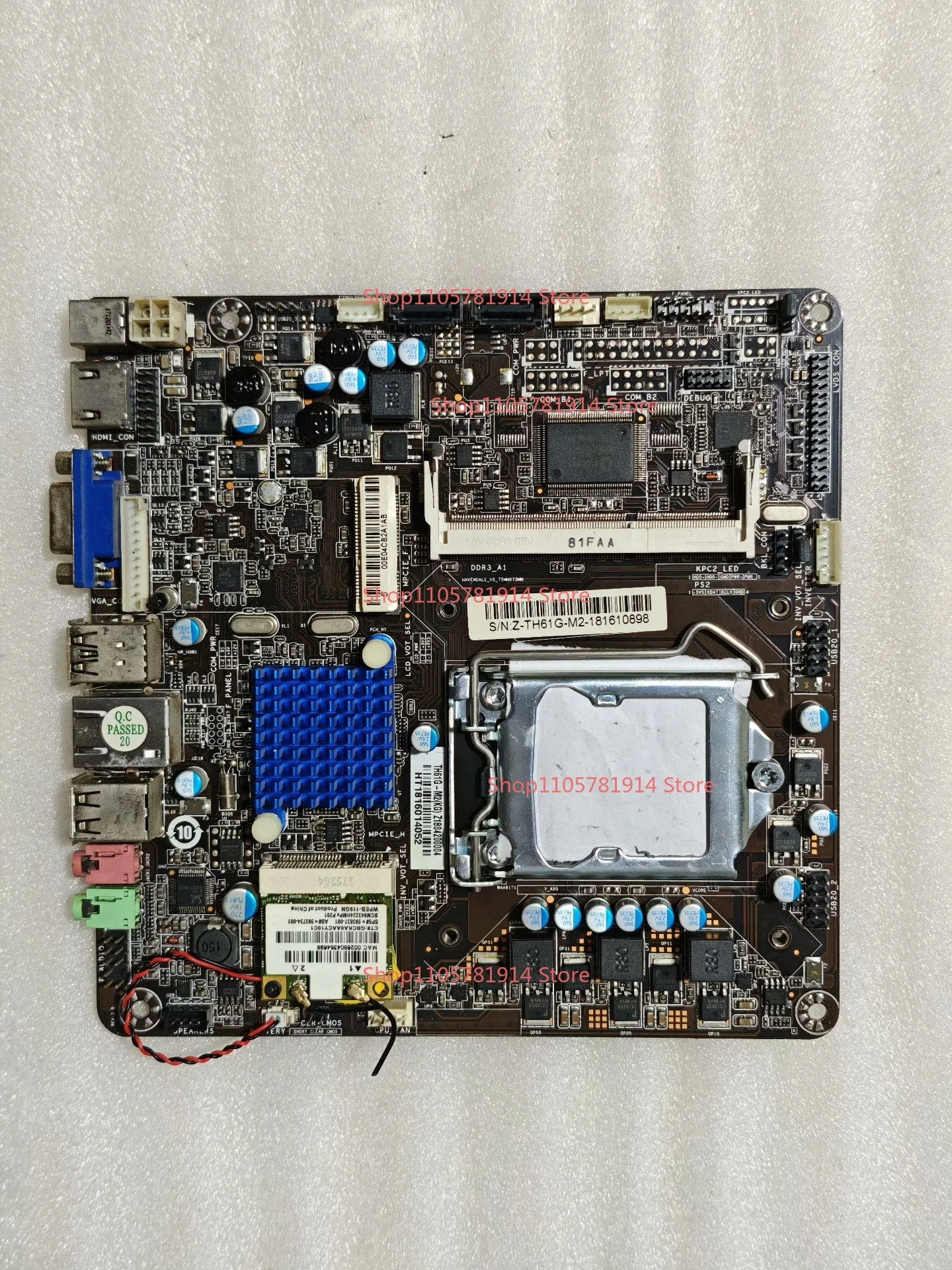 For TH61G-M2 All-in-one Computer Small Main Board, 17x17, H61 Chipset, Support Intel Core 2nd/3rd Generation Processor