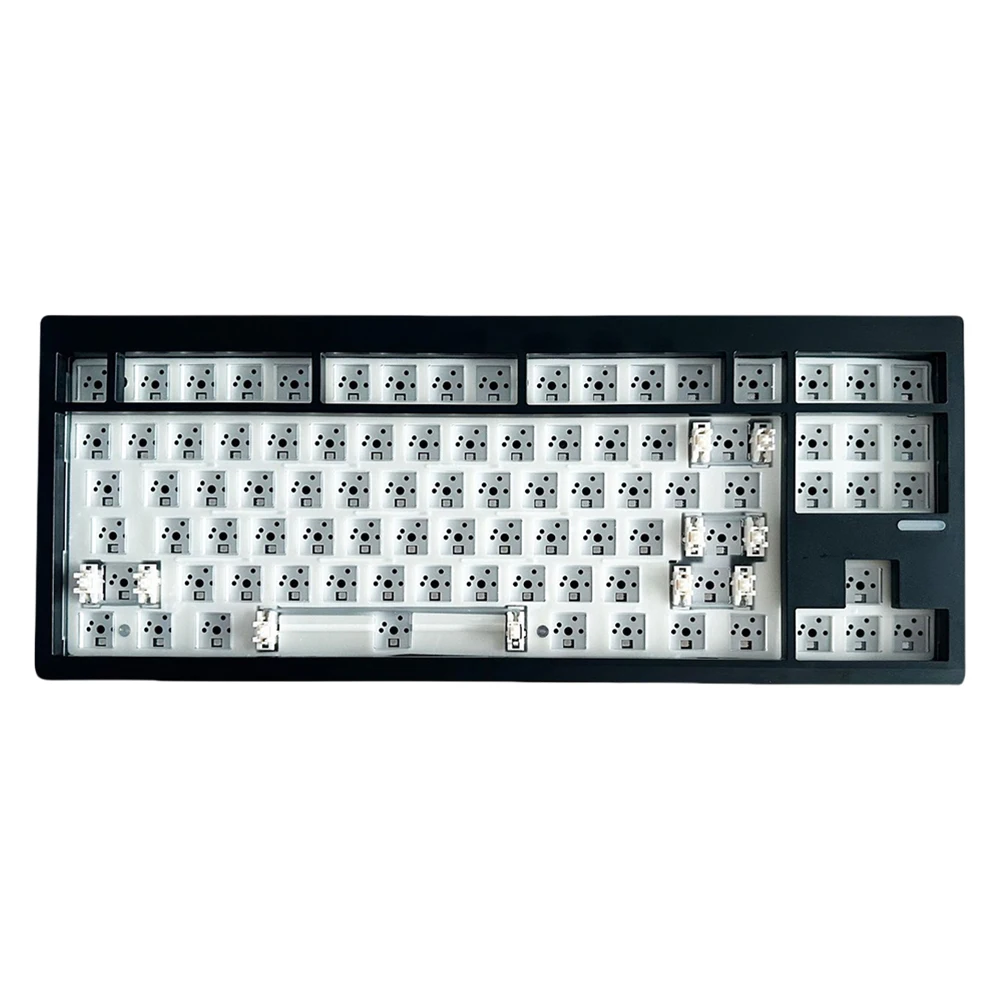 有線メカニカルキーボードキット,カスタマイズ可能,RGBバックライト付き,ワイヤレスガスケット構造,2.4g,BT 5.0