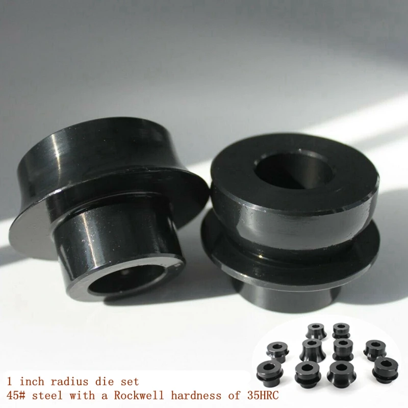 

1 Inch Radius Die Set Bead Roller Radius Dies 45# Steel With a Rockwell Hardness of 35HRC Suit 22mm Shaft