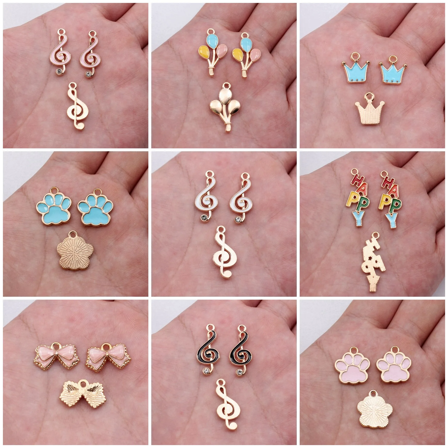 Graduation Party Enamel Charms Pendant Holiday For DIY Bracelet Necklace Jewelry Making Wholesale