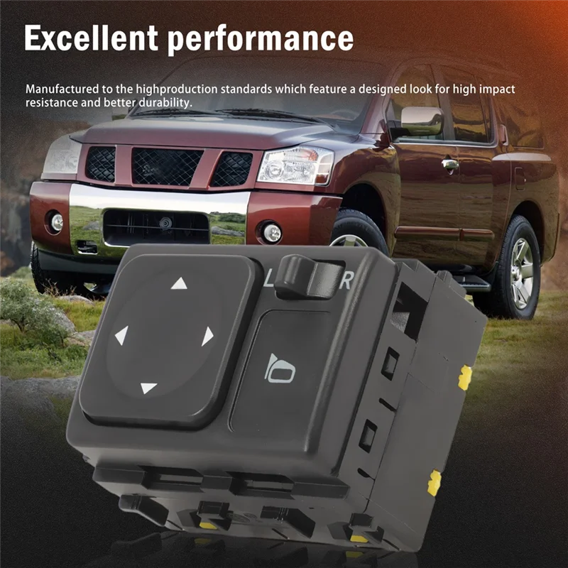 

A99F-Car Rearview Mirror Switch 25570-5Z100 25570-CL00A For Nissan 05-19 25570-CL00A Car Rearview Rear Mirror Control Switch