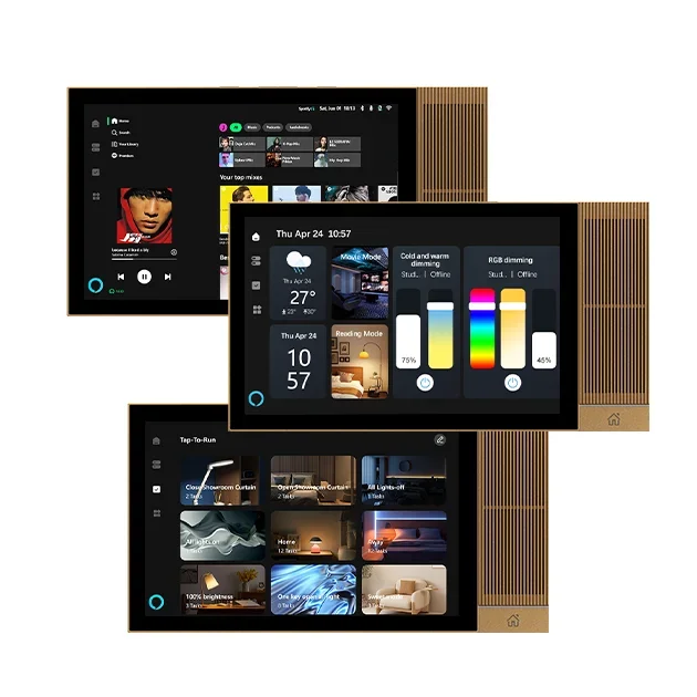 

TLF 2025 Новая интеллектуальная панель управления 8pro поддерживает удаленное управление устройством черного и золотого цвета.