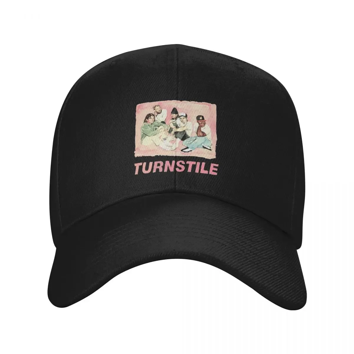 

Pink Turnstile Man Baseball Cap Hat Man For The Sun Rugby Icon Wild Ball Hat Women's Beach Visor Men's