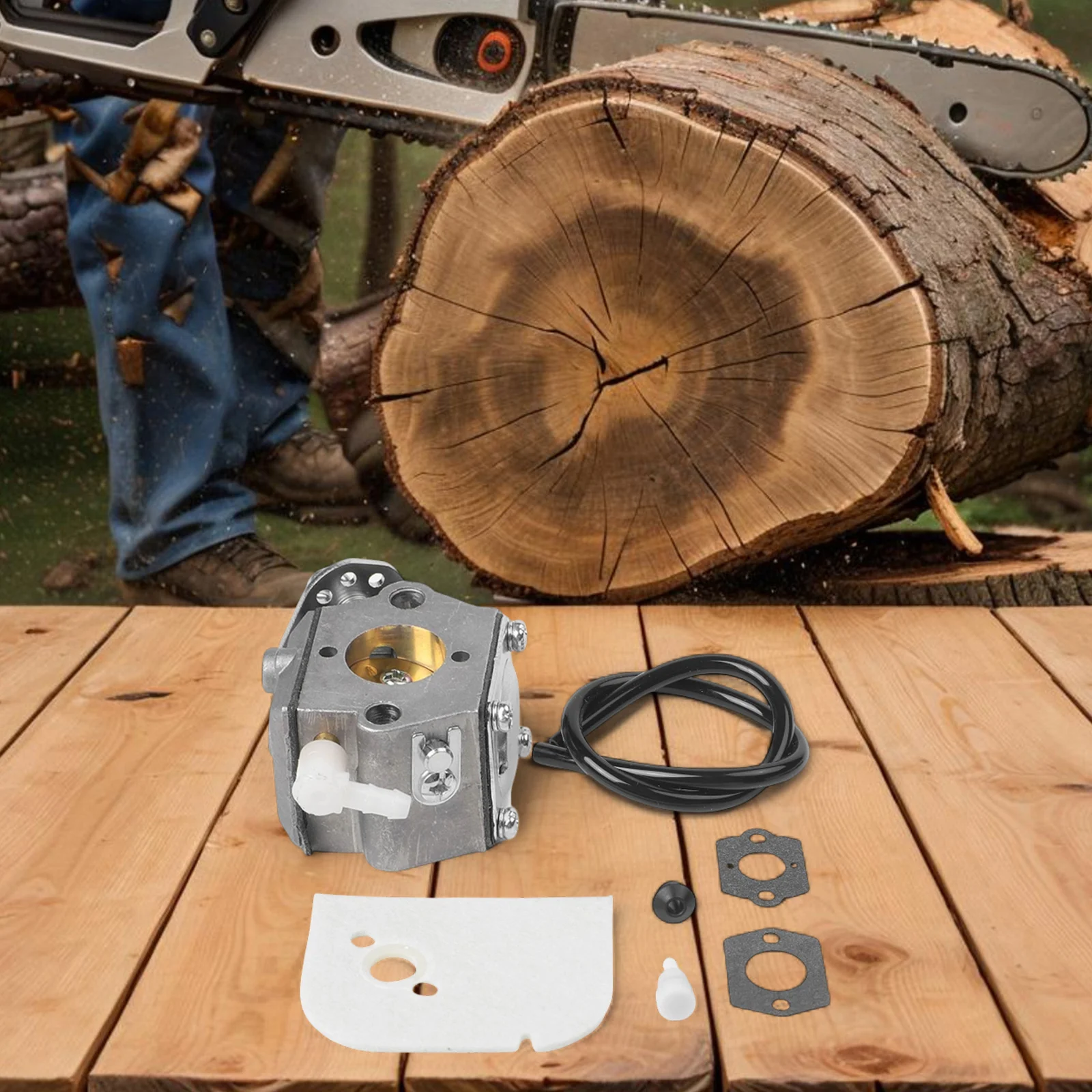 Carburetor Kit for Chainsaw 009 010 011 012 Essential Tuning Components Compatible with C1SS1D WT21 for Enhanced Efficiency