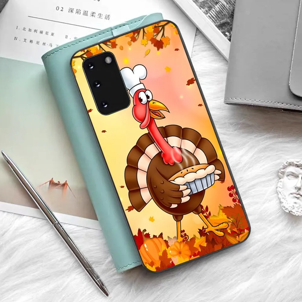 Thanksgiving Day Phone Case Silicone PC+TPU For Samsung S10 20 30 22 23 24 Plus Lite Ultra Cover