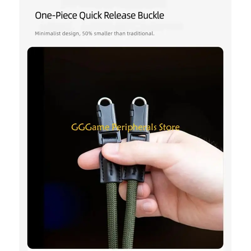 U55B Street Photo Camera Carry Clip, ABS Quick Detach Shoulder Part with Metal Detail for Daily and Travel Use Needs
