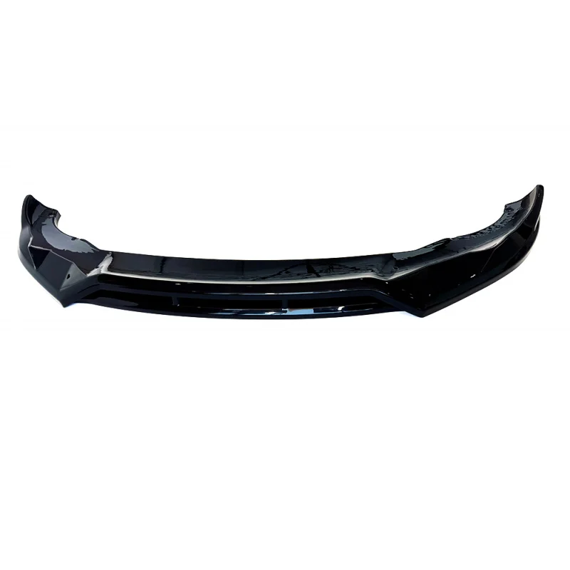 High Quality Factory Custom ABS Gloss Black 1PCS Front Bumper Splitter Lip Racing Exterior Modification Accessories Fit For Comp