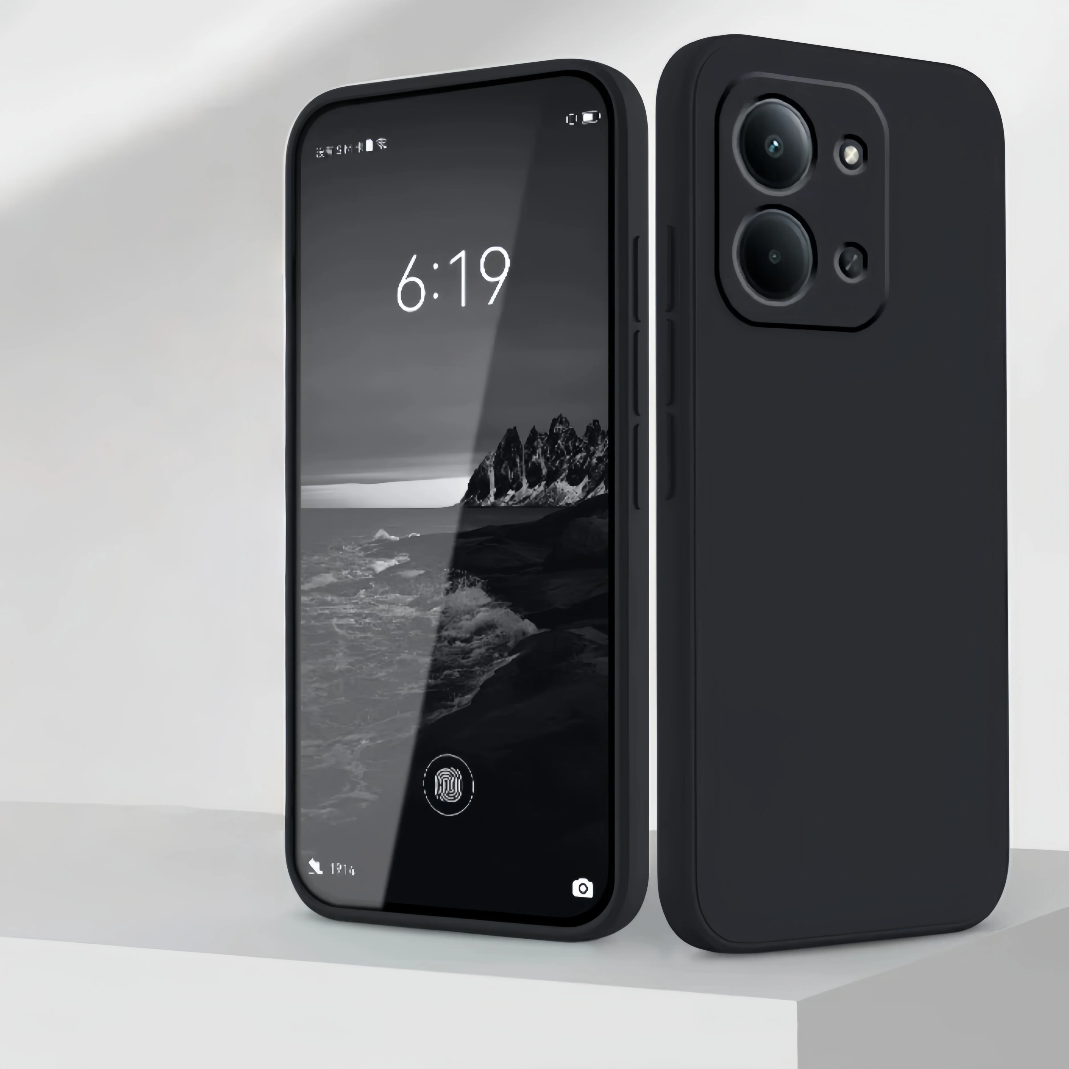 Modische, einfarbige, stoßfeste Schutzhülle aus flüssigem Silikon für Redmi 15C 5G / 4G (171 mm) – Detail 7