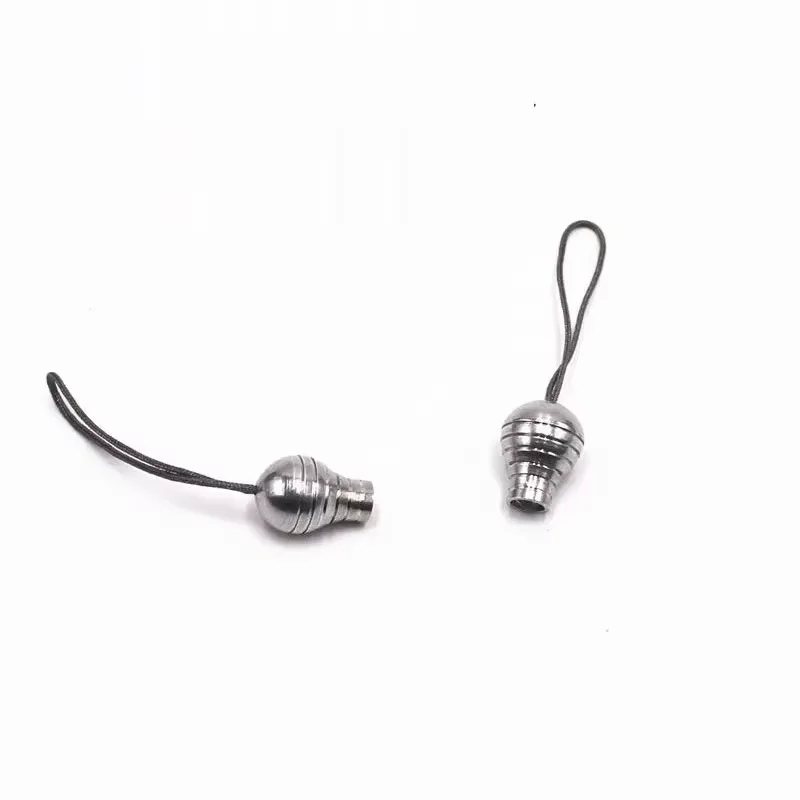 10 stücke Aluminium Legierung Runde Fisch Dart Schwanz Rund Wasser Tröpfchen Schwanz Zubehör für Outdoor Sport Angeln Ausrüstung Langlebig – Detail 5