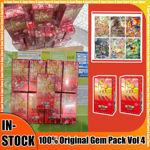 In Stock Original Gem Pack Vol 4 Booster Box Simplified Chinese Original Gem Pack Vol.4 Pokemon Gem Pack Vol 3 Gempack Vol4