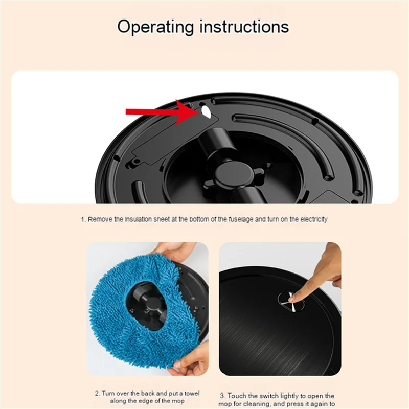 A38T-2X Intelligent Mopping Robot Household Wet And Dry Mopping Machine Portable Rechargeable Cleaning Machine B