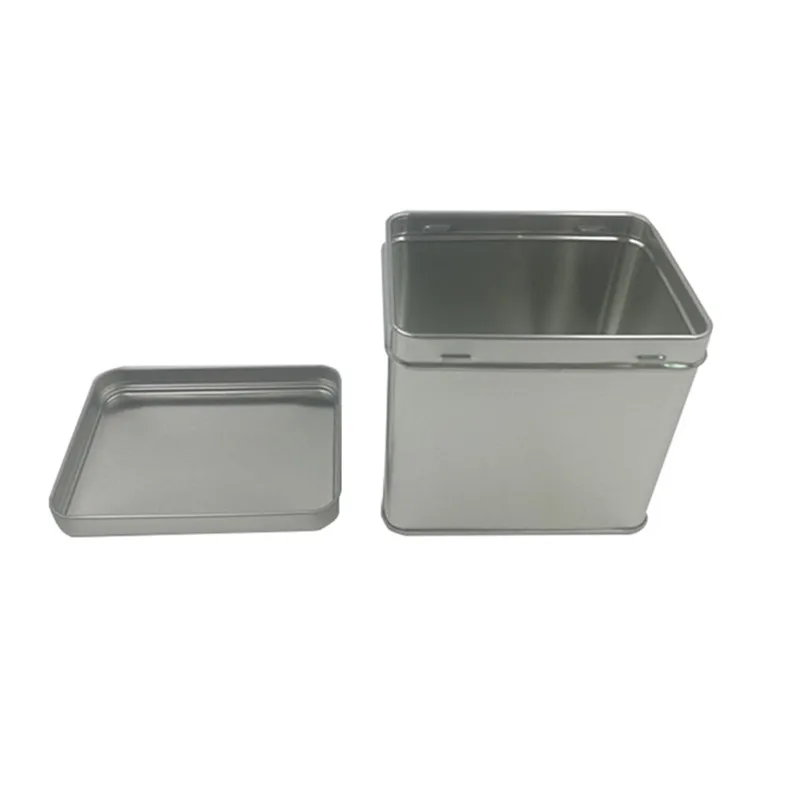 

24pcs /lot plain rectangular tin box tea tin box tea container food tin can candy and jewelry gift box