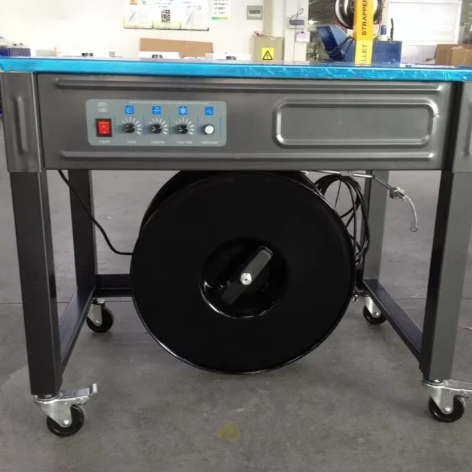 YS-A2 semi-automatic electric strapping machine with PLC for textile and clothing packaging