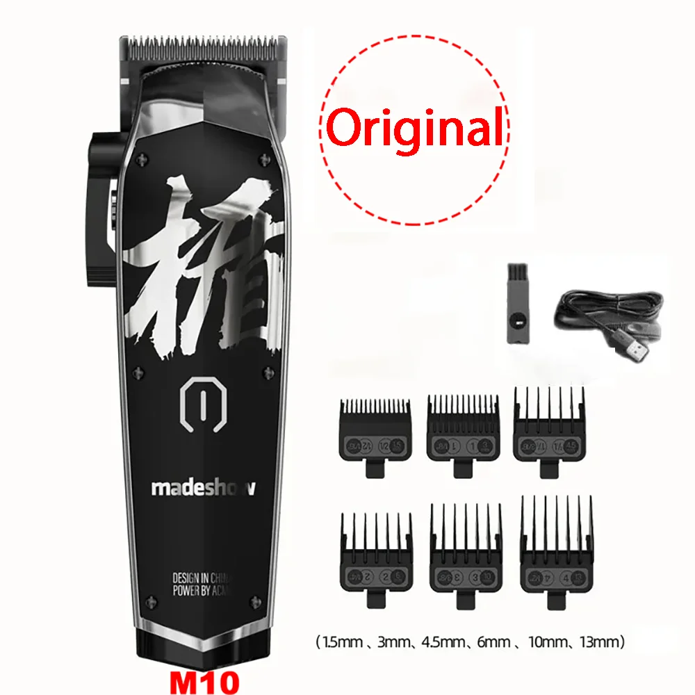 Madeshow M10 M11 Haarsnijder Heren Professionele Olie Hoofd Tondeuse Titanium Plated Keramisch Mes 7000 Rpm Kapsalon Trimmer - afbeelding 1