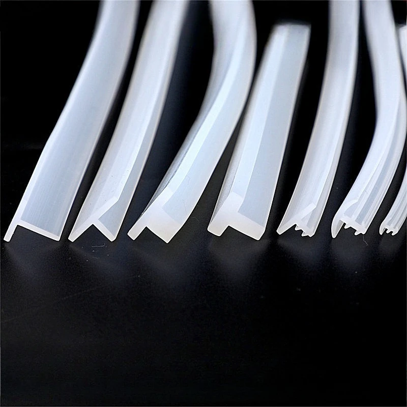 1/3/5m Gap Cover Sealing Strip T Shape Silicone Gap Filling Bar Kitchen Anti-Oil Home Improvement Car Cable Decor Protective Pad
