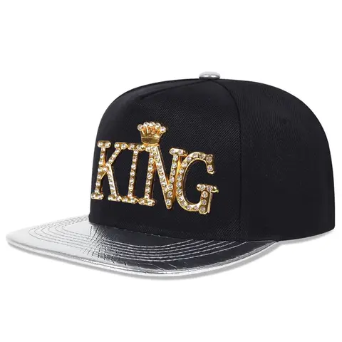 Unisex KING Letter Label Hiphop Hattar Vår Höst Utomhus Justerbara Casual Baseballkepsar Truckerkepsar Solskyddsmedel Hatt 8 best sales Kunglig keps - №3