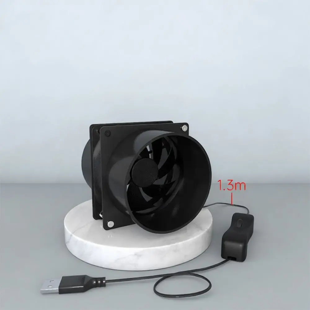 USB Powered Moxibustion Smoke Extractor Fan Duct Ventilation Tool Compact Air Cleaner Blower For Home Indoor Usage