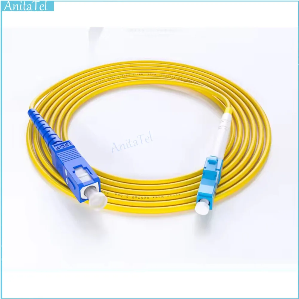 

10PCS 1M Patch Cord Cable LC UPC-SC UPC Singlemode Simplex LC-SC UPC 2.0Mm Or 3.0Mm FTTH Fiber Optic Jumper Cable