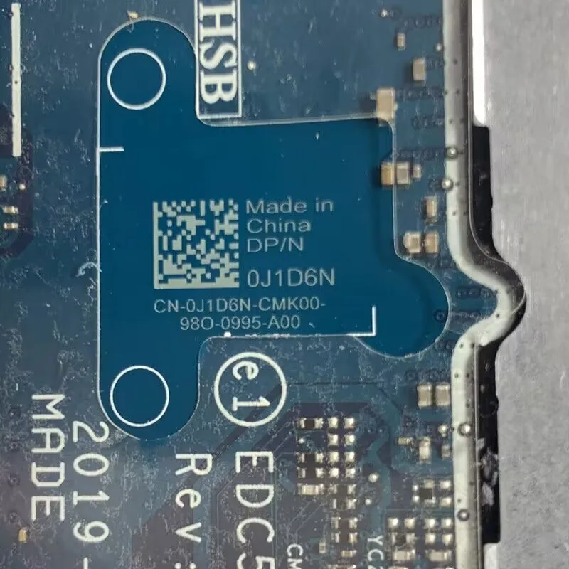 

Материнская плата для ноутбука DELL 5500 CN-0J1D6N 0J1D6N J1D6N, материнская плата EDC50 LA-G901P с процессором SRF9W I7-8665U, 100% полностью работает хорошо