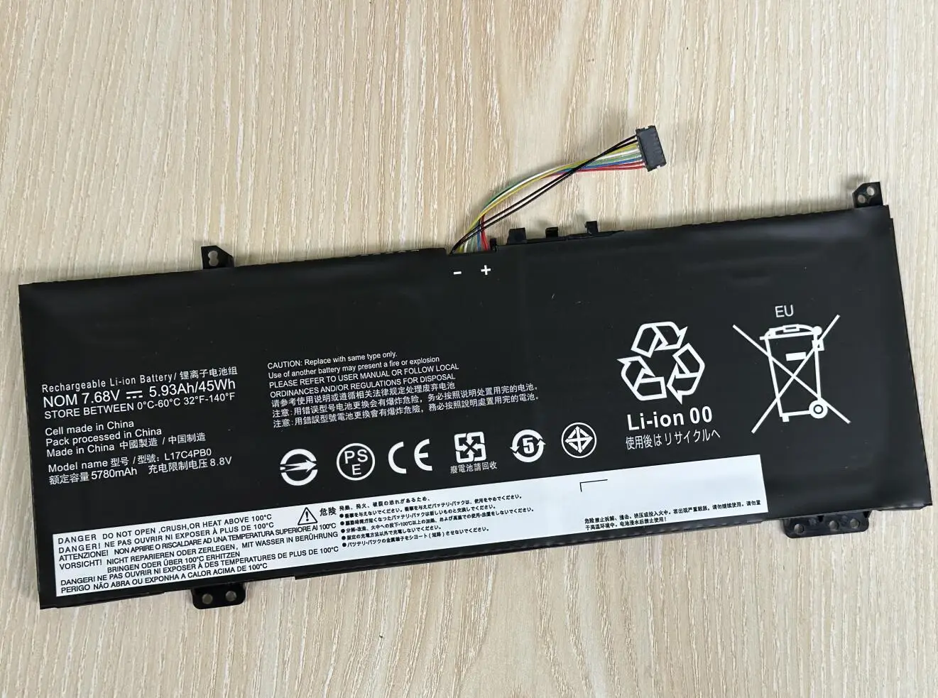 L17C4PB0 Battery For Lenovo IdeaPad 530s-14IKB 530s-15IKB 530s-15 L17M4PB0 Xiaoxin Air 14ARR 14IKBR L17C4PB2 Laptop 45Wh