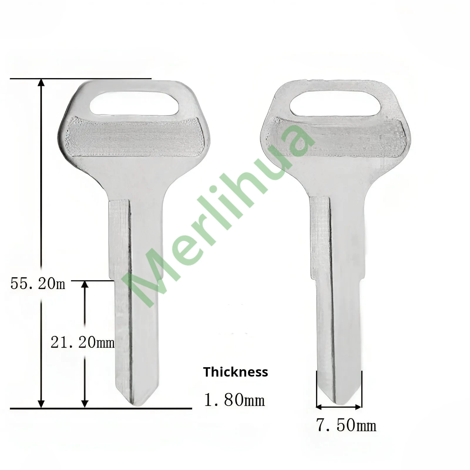 مفتاح دراجة نارية، كهربائي طويل مناسب لـ: مفتاح دراجة نارية سوزوكي مفتاح إشعال احتياطي فارغ للدراجة النارية فارغ، يسار/يمين