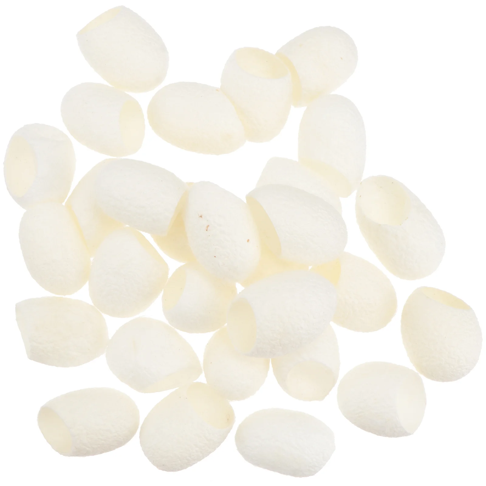 100 pçs bolas de bicho-da-seda naturais cuidados faciais limpadores esfoliante remoção de cravos pele suave cuidados com a pele esfrega limpeza seda