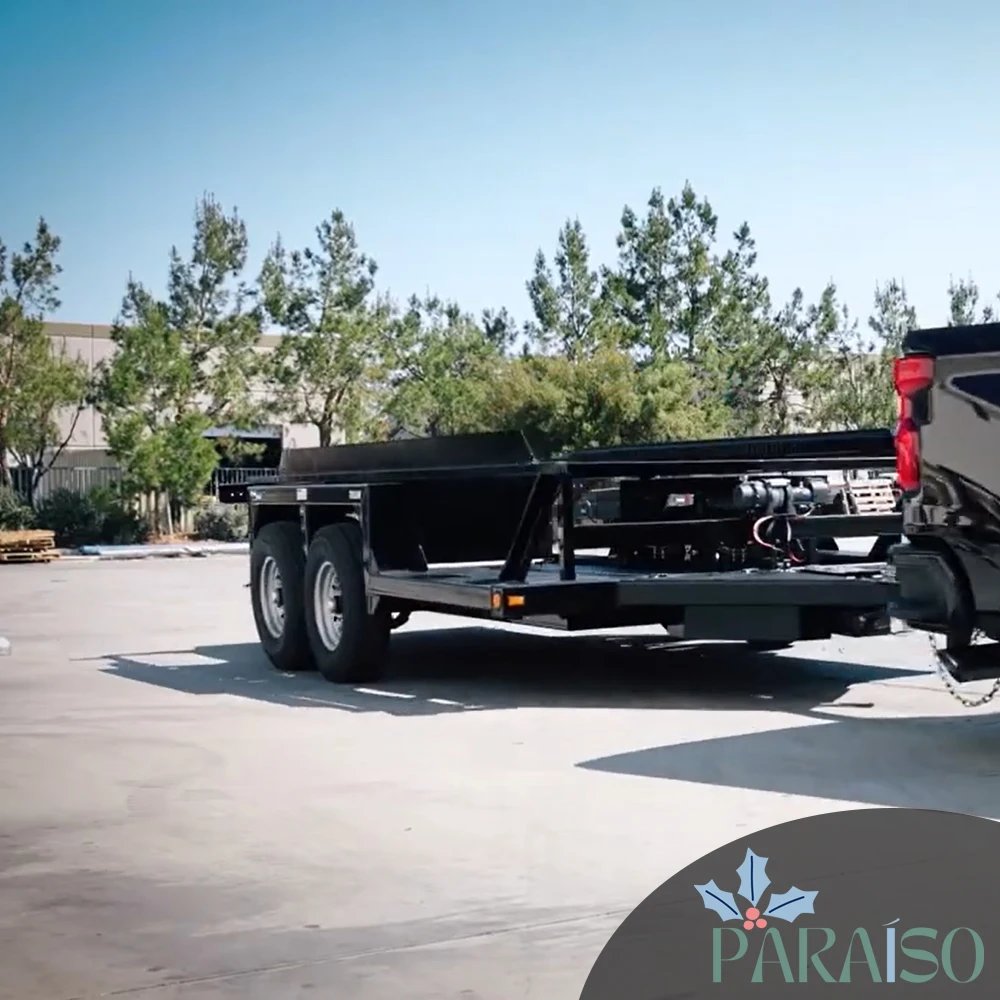 Drop Deck Utility Trailer, Heavy Duty Trailer, Cargo Hydraulic Trailer