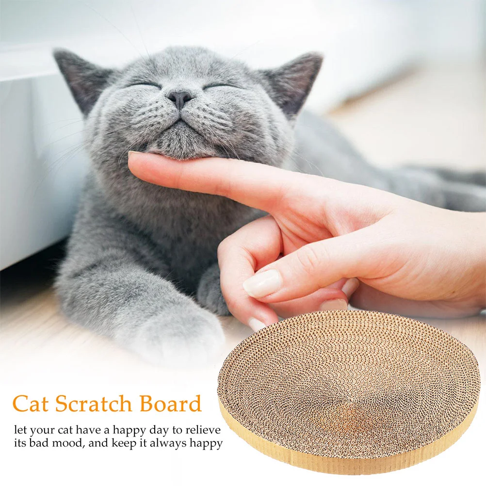 2 Pcs Corrugated Replacement Core Cat Scratch Convenient Pad Household Kitten Scratcher Board Refill Fun Paper