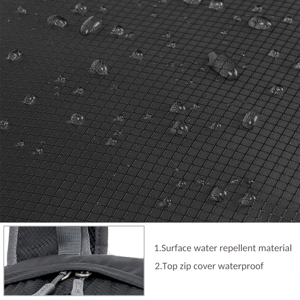 ZOMAKE 35L Big Backpack Lightweight Hiking Foldable Backpack Water Resistant travel camping Backpack Daypack for Women Men