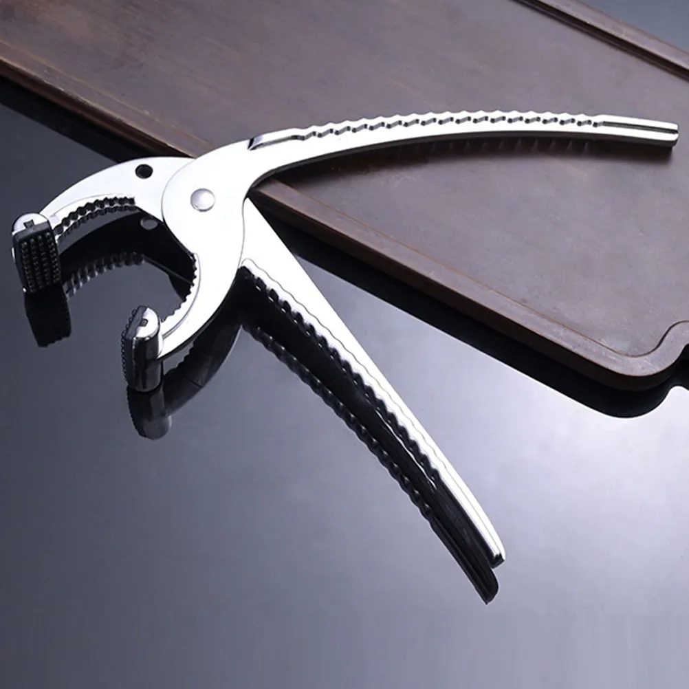Hot Pot Clipper Anti-Scald Zinc Alloy Kitchen Tool Microwave Oven Air Fryer Pan Gripper Bowl Dish Clamp Safety Lifter