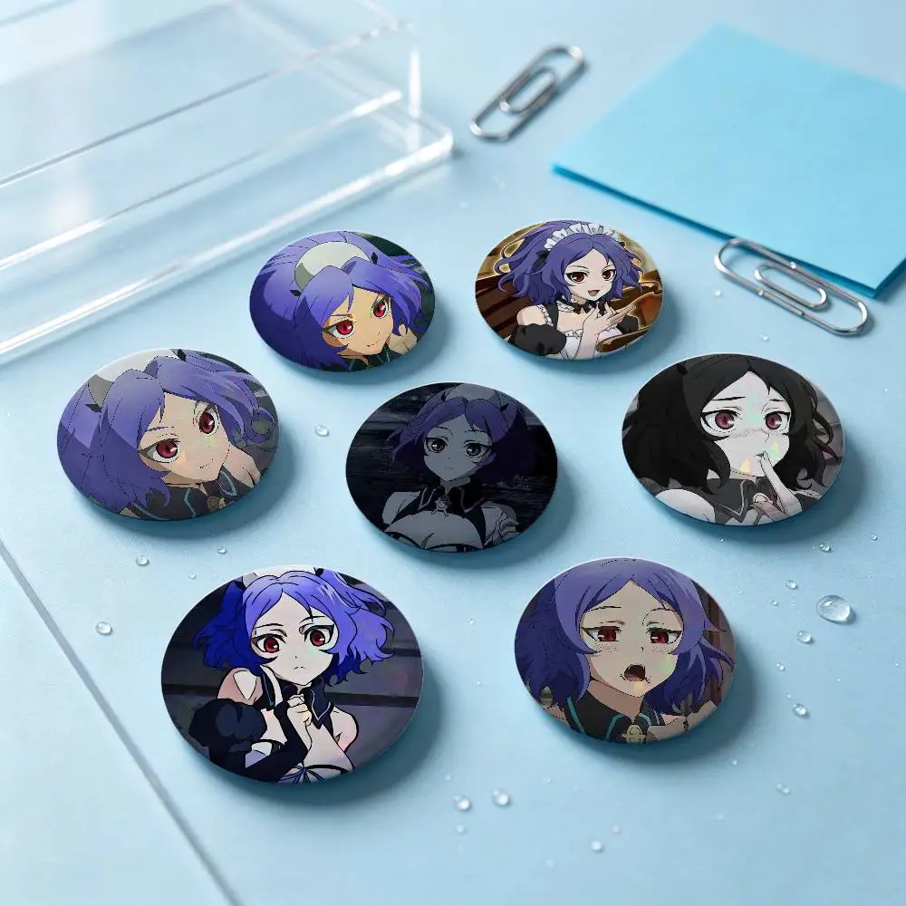 Chess Belle Anime Figure Badges Button Round Creative Pin Brooch Badge Bag Decor Accessories Fans Collect Friends Gifts