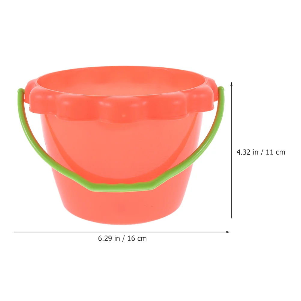 어린이 샌드박스 장난감, 해변 양동이, 물놀이 도구, 경량 양동이, 해변 장난감, 6 개