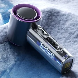 5000mah tragbarer Lüfter Gänge USB Mini tragbare wiederauf ladbare Hoch geschwindigkeit turbine kleiner Lüfter Desktop Student elektrischer Lüfter