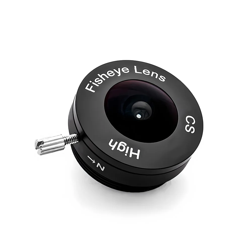 1.8mm Fisheye Lens 5MP Camera Lens CS Mount 164 Degree Wide Angle Large Field Of View HD Lens 1/2.7