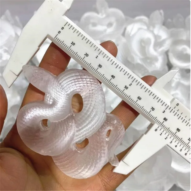 Natural Selenite Gypsum Hand Carved Snake Reiki Gypsum Tower Crystal Ore Ornaments Figurine Craft Decor Home Gifts Mineral Decor