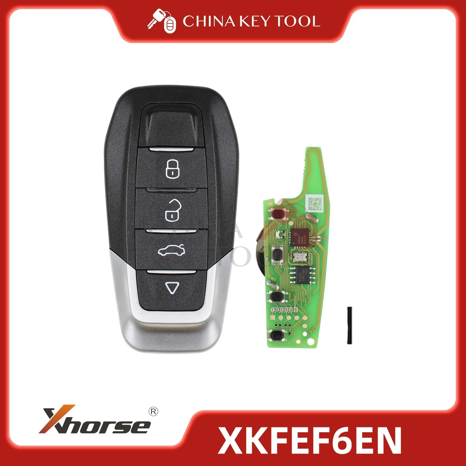 

1PCS Xhorse Universal Wire Remote Key Back Cover 4 Buttons XKFEF6EN