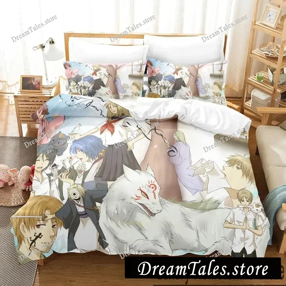 3D Print Anime Natsumes Book Of Friends Bedding Set Boys Girls Twin Queen King Size Duvet Cover Pillowcase Bed Boys Adult741