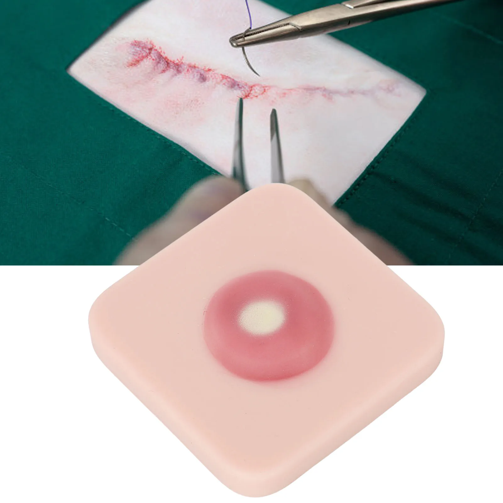 Abscess Incision Drainage Pad Sebaceous Cyst Surgical Removal Training Skin Abscess Suture Pad Abscess Incision Drainage Model