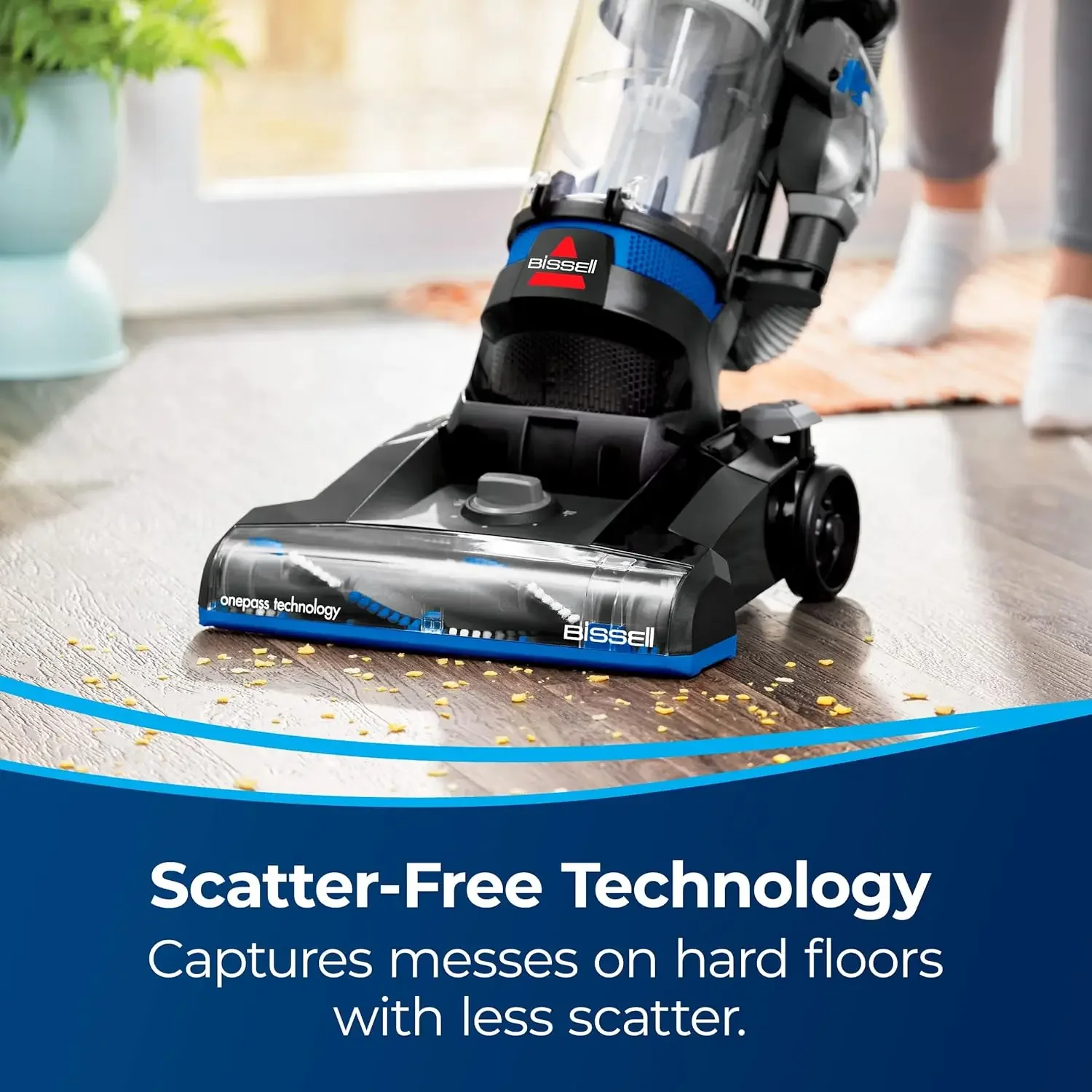 مكنسة كلين فيو تستقيم بدون كيس مع عصا نشطة، 3536