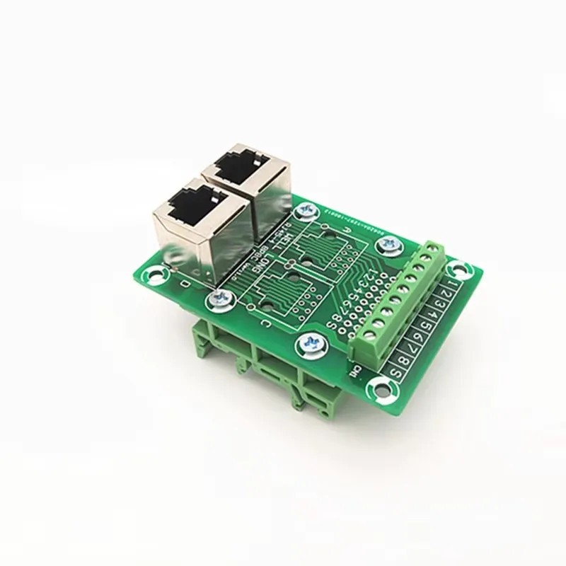 Module RJ45, carte de dérivation de bus bidirectionnelle Jack RJ45 8P8C, bornier, connecteur.