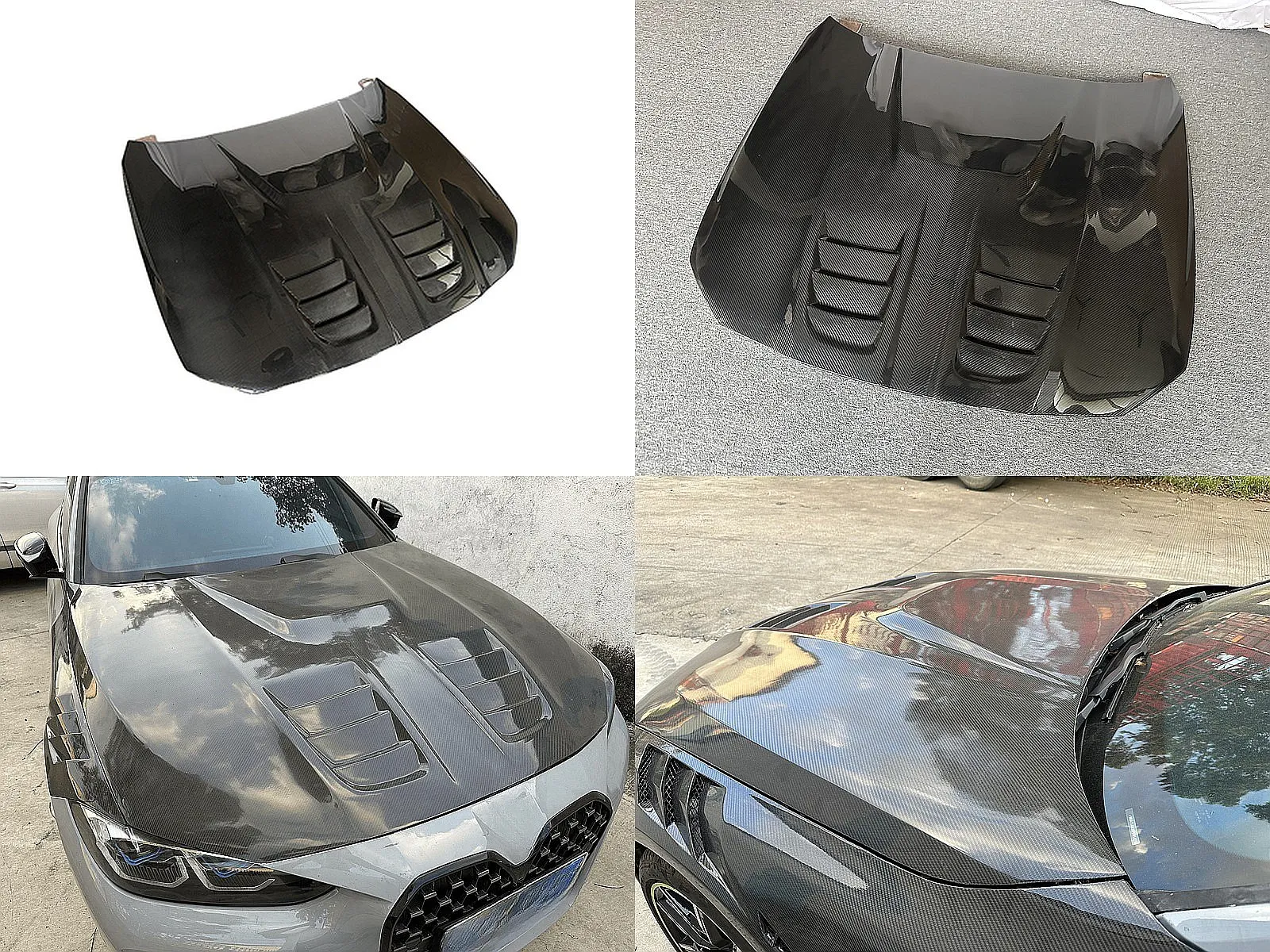 

Prado Style Carbon Fiber Hood for 2021 BMW 4 Series G22 G26 425i G82 M4