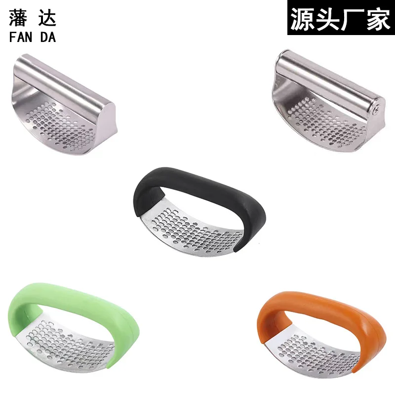 Stainless Steel Garlic Press, Multifunctional Garlic Mincer, Household Garlic Crusher for Minced Garlic, Ginger