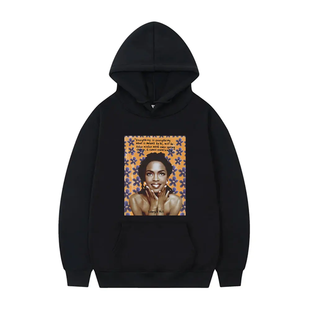 

Rapper Lauryn Hill Graphic Hoodie Hip Hop Legend The Fugees Pullover Men Women Casual Oversized Streetwear Male Fashion Hoodies