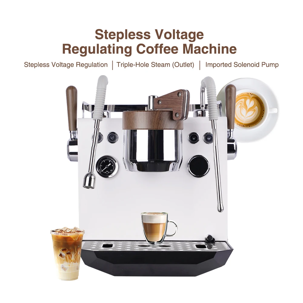 Stable Temperature Stepless Variable Pressure Coffee Machine Temperature Compensation Difference PID Intelligent Control