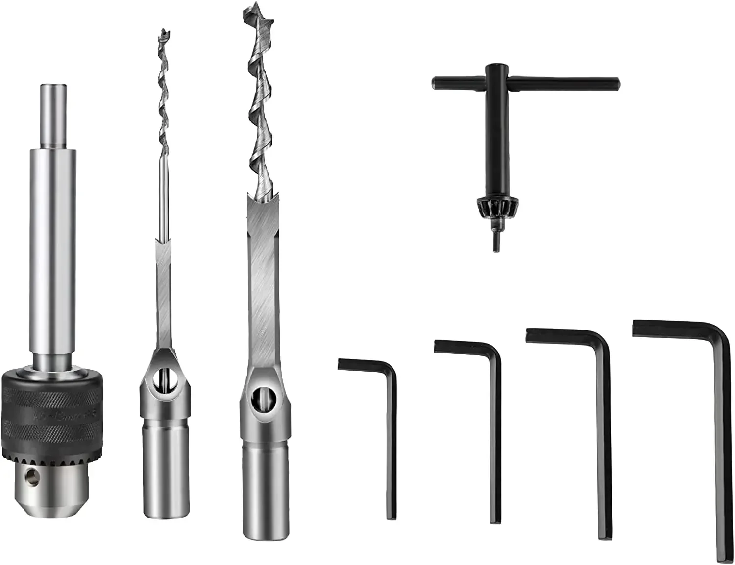 3400RPM Mortiser With Chisel Bit Sets Benchtop Mortising Machine