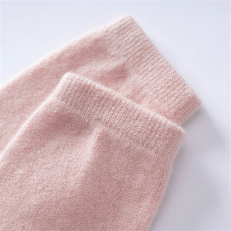100% Pure Cashmere Women's Five Finger Socks Luxurious Winter Women's knitted Style Warm And Soft Suitable For Indoor Wear