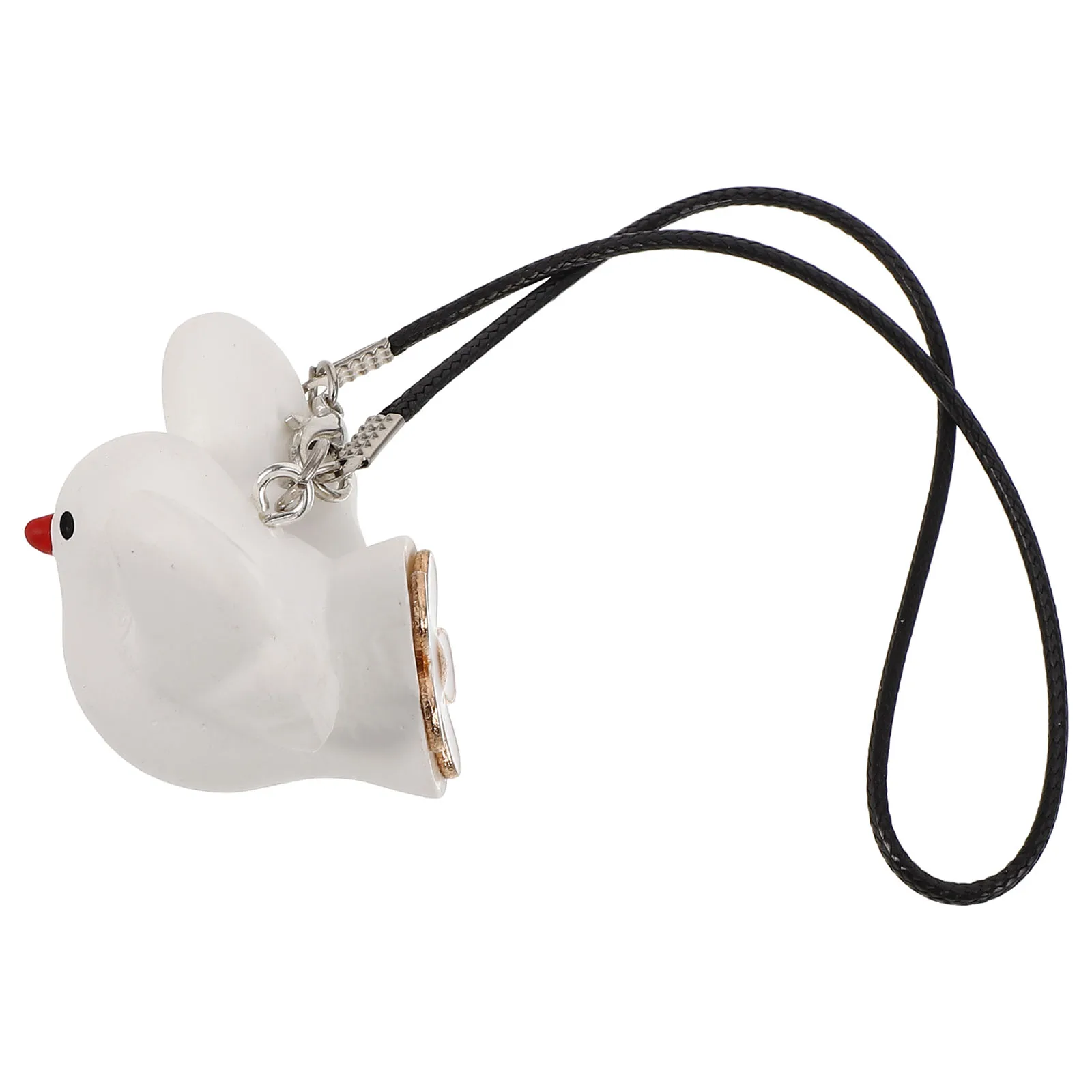 

Peaceful Dove Car Accessories Rearview Mirror Hanging Ornament Resin Cute Charms Decor Durable Material Easy Installation