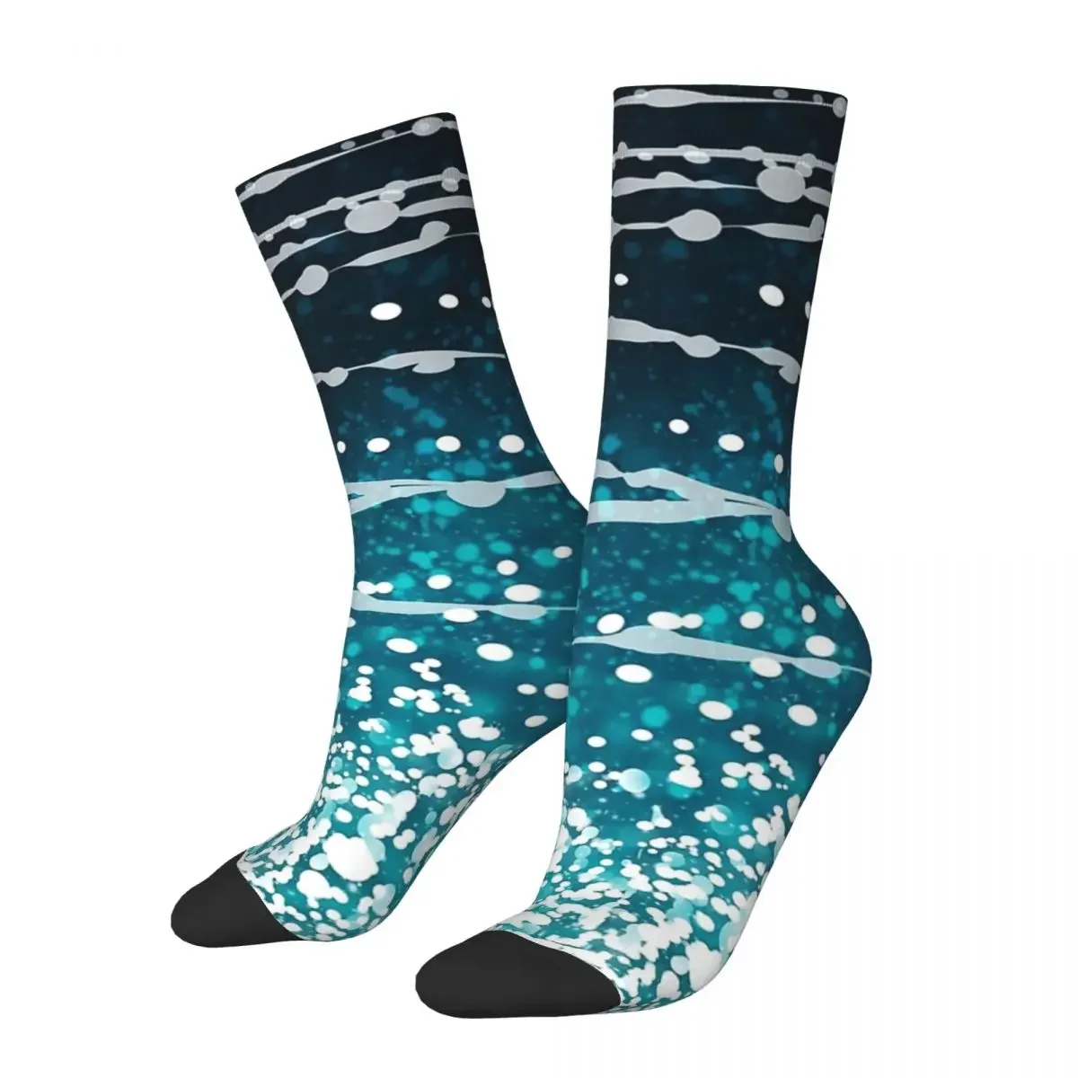 Whale Shark Pattern Socks Harajuku Super Soft Stockings All Season Long Socks Accessories for Man's Woman's Gifts