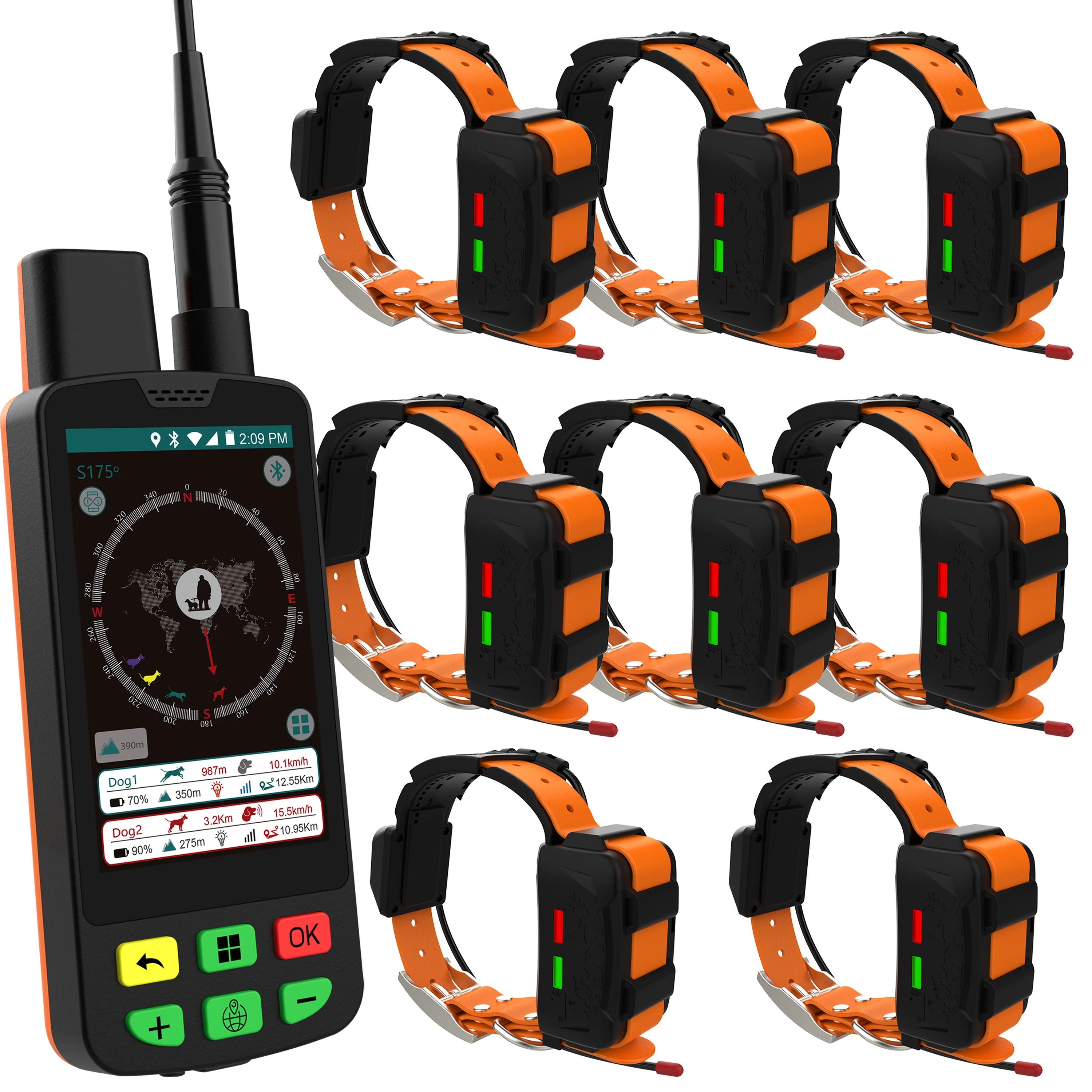 ESEEK HOT SELL Intelligent Tracking Locator And Safe Dog Training Tracker With Waterproof IP68